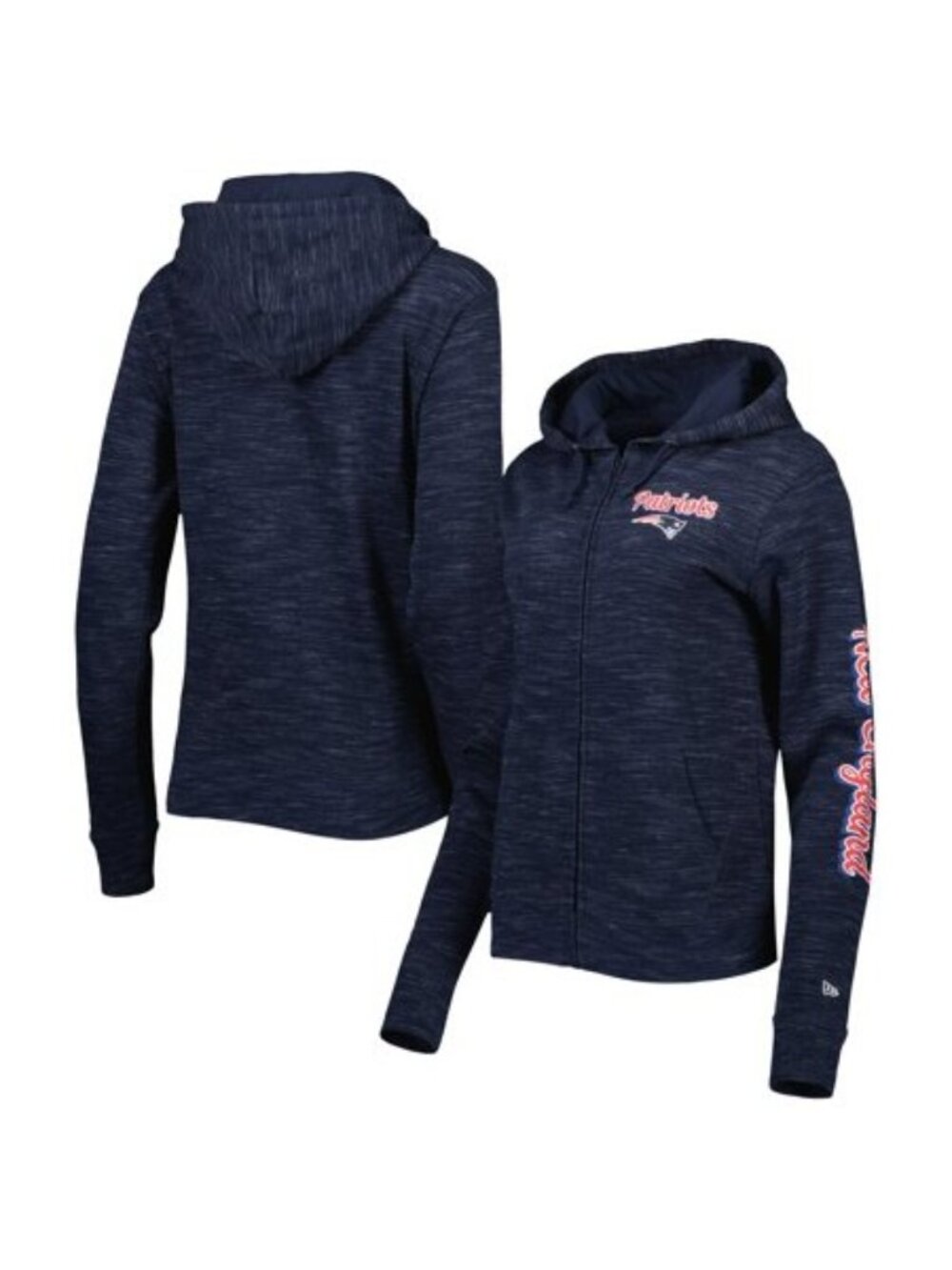 Women's New England Patriots Reverse Full-Zip Hoodie Navy Small New with Tag - Picture 4 of 4